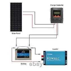 210W(Watts) Solar Panel Monocrystalline 12V High Efficiency Module for RV