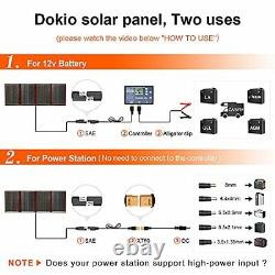 220w 18v Foldable Solar Panel Kit 220 Watts Monocrystalline Foldable