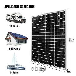 240 Watts 12 Volt Solar Panel Kit With 30A PWM Charge Controller for RV Caravan