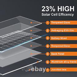 240 Watts Solar Panel 12V Monocrystalline PV Module For Caravan Boat RV Car Home