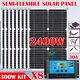 2400 Watts Solar Panel Kit 30a 12v/24v Battery Charger Controller Home Rv Boat