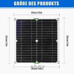 2400W Solar Panel Watt Monocrystalline PV Power 12V For Home RV Marine Car Kits