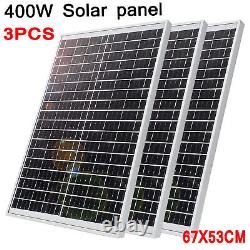 2400W Solar Panel Watt Monocrystalline PV Power 12V For Home RV Marine Car US
