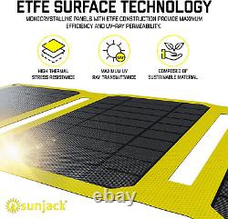25 Watt Foldable IP67 Waterproof ETFE Monocrystalline Solar Panel Charger