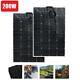 2pcs Monocrystalline Flexible Solar Panel 200 Watts 18v Off Grid Rv Home 81x61cm