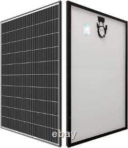 2Pcs Solar Panel Kit 320W 24V Monocrystalline off Grid for RV Boat Shed Farm Hom