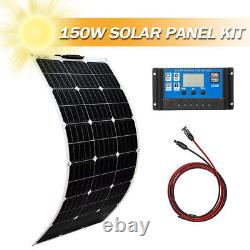 300 Watts Solar Panel Kit with 12/24 Volt High Efficiency Monocrystalline Panel