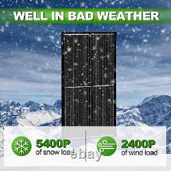 300W 600w 900w Watt Monocrystalline Solar Panel 12V RV Camping Home Off-Grid