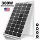 300w Watt Mono Solar Panel 12v Charging Off-grid Battery Power Rv Home Boat Camp