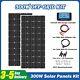 300w Watt Monocrystalline Solar Panel Kit For 12v Volt Rv/camper/boat/home