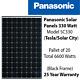 330 Watt Panasonic Solar Panels (96 Cells) Pallet Of 20 / 6.6kw -solarcity-sc330