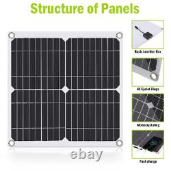 3600W Watts Solar Panel Kit Battery Charger with 100A Controller Caravan Boat US