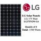 375w Lg Solar Panels -model Lg375n2w-g4. Quantity Of 4-total Power 1500 Watts