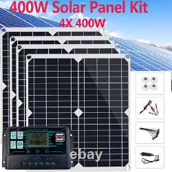 400/800 Watts Solar Panel Kit 100A12V Battery Charger with Controller Caravan Boat