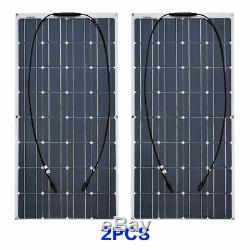400 Watt Solar Panel Cell Flexible Home Camping Car Yacht 12v 24v Monocrystallin