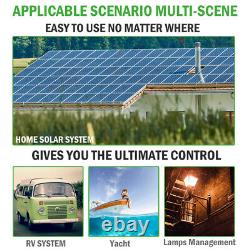 400 Watt Solar Panel Kit & 4000W Power Inverter Converter for Home Off-Grid 100A