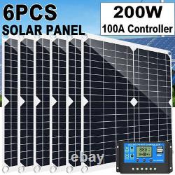 400 Watts Solar Panel 100A 18V Battery Charger Kit Car Camping Caravan RV Marine