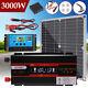 400 Watts Solar Panel Kit 100a 12v/24v Battery Charger With 6000w Power Inverter