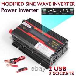400 Watts Solar Panel Kit 100A 12V/24V Battery Charger With 6000W Power Inverter