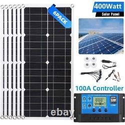 400 Watts Solar Panel Kit 100A 12V Battery Charger with Controller Caravan Boat
