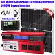 400 Watts Solar Panel Kit With Battery And Inverter Off Grid For Home Camping