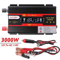 4000 Watts Solar Panel Kit 100A 12V Battery Charger with Controller and Inverter
