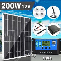 4000Watts Solar Panel Kit 100A 12V Battery Charger with Controller Caravan Boat US