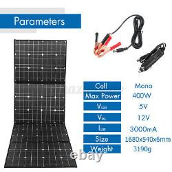 400W 18V Solar Panel 100 Watt Module Monocrystalline Camping RV Marine kit