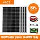 400w 300w 195w 100w Watt Solar Panel Monocrystalline 12v Kit For Home Rv Marine