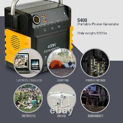 400W Portable Power Station with Options of SunPower 110-watt Flexible Panel