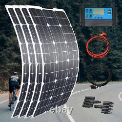 400W Watt Flexible Solar Panels 12V 24V Battery Charger Inverter Controller Kit