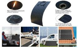 400W Watt Flexible Solar Panels 12V 24V Battery Charger Inverter Controller Kit