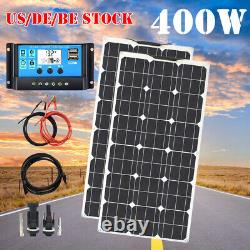 400W Watt Solar Panel System 12V/24V Off Grid RV Boat Battery Charge EU/US Stock