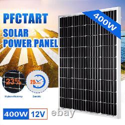 400W Watts Solar Panel 12 Volt Mono Off Grid Power For RV Boat Caravan Motorhome