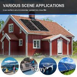 400Watt 12V Monocrystalline Solar Panel High Efficiency Home RV Camping Off Grid