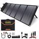 40w 60w 200watt Solar Panel Kit Portable Battery Charger Home Outdoor Rv Marine