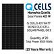 425 Watt Q Cell Mono Duo Cell Solar Panel G8.2 Pallet Of 20 Power 8500 Watts