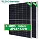 4pcs 430w Watt Mono Solar Panel System Off Grid Up To 4.3/8.6kwh Grid-tie Home