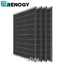 4PCS Renogy 320W Watt Mono Solar Panel 1200W 24V 48V PV Power Home Cabin