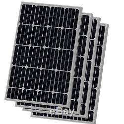 (4pcs) 100W Watts 100 Watt Solar Panels Mono German 12 Volt 12V RV Boat Off Grid