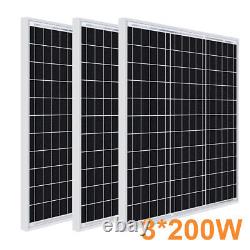 4x 200W Watt 12V Mono Off-Grid Solar Panel PV Module for RV Marine Home Camping