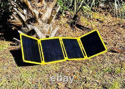 60 Watt Foldable ETFE Monocrystalline Solar Panel Charger