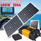 600 Watts Solar Panel Kit 100a Battery Charger With 4000w Power Inverter Generator