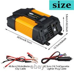 600 Watts Solar Panel Kit 100A Battery Charger With 4000W Power Inverter Generator