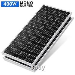 600W 400W 800W Watt Monocrystalline Solar Panel PV 12V Home RV Camping Off Grid
