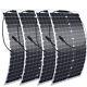 600w Watt 18v Flexible Mono Solar Panel Home Rv Rooftop Camping Off-grid Power