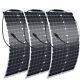 600w Watt Flexible Solar Panel 18v Mono Home Rv Rooftop Camping Off-grid Power