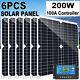 6pcs 200 Watts Solar Panel Kit 100a 12v Battery Charger With Controller Caravan Rv