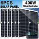 6pcs 400 Watts Solar Panel Kit 100a 12v Battery Charger Controller Caravan Boat