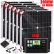 6pcs 400 Watts Solar Panel Kit 100a Battery Charger With Controller Caravan Boat